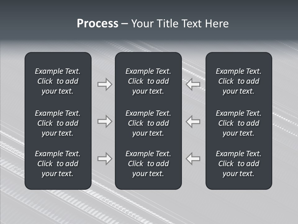 White Abstract Shadow PowerPoint Template