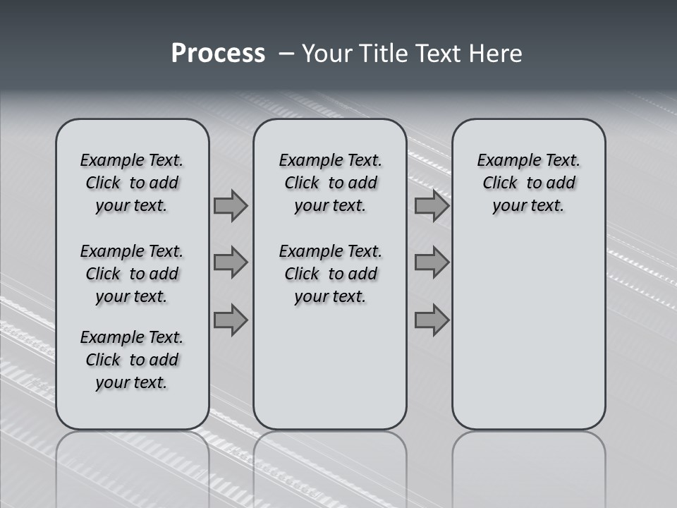 White Abstract Shadow PowerPoint Template