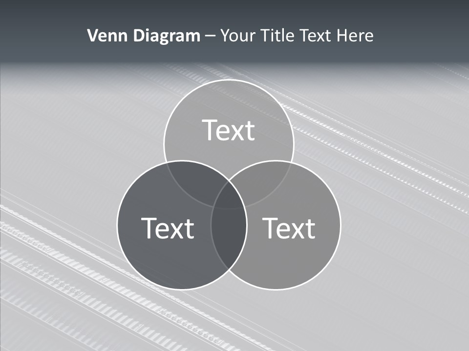 White Abstract Shadow PowerPoint Template