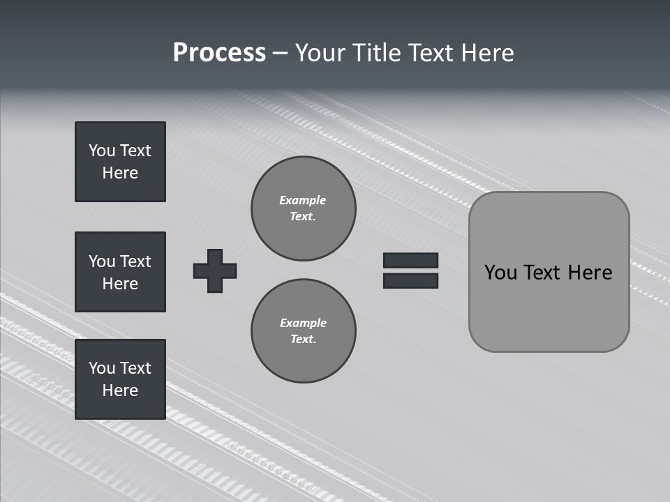 White Abstract Shadow PowerPoint Template