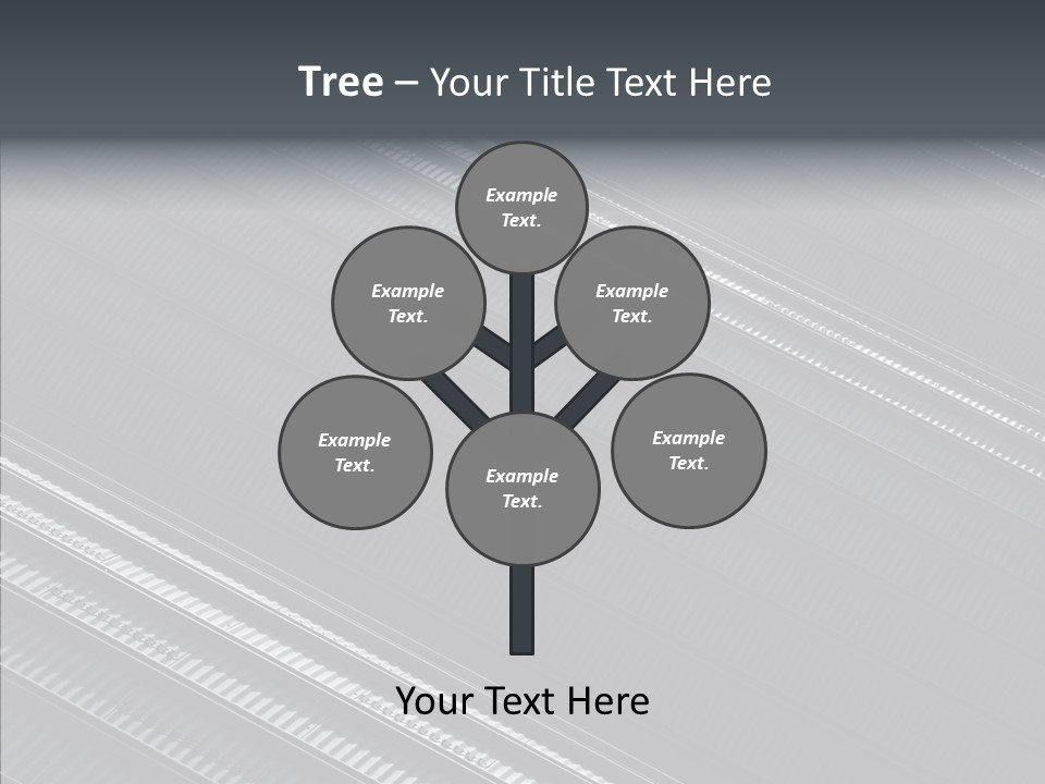 White Abstract Shadow PowerPoint Template