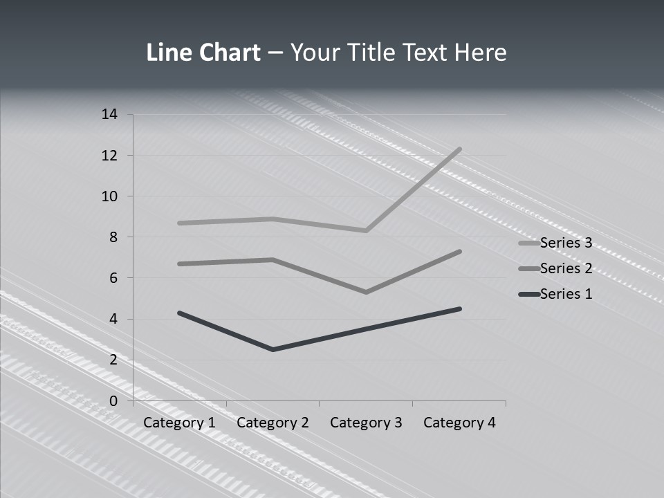 White Abstract Shadow PowerPoint Template