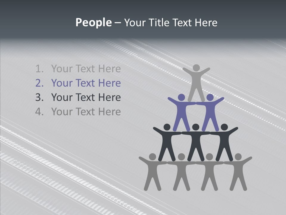 White Abstract Shadow PowerPoint Template