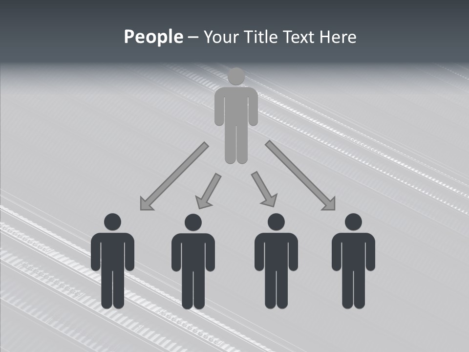 White Abstract Shadow PowerPoint Template