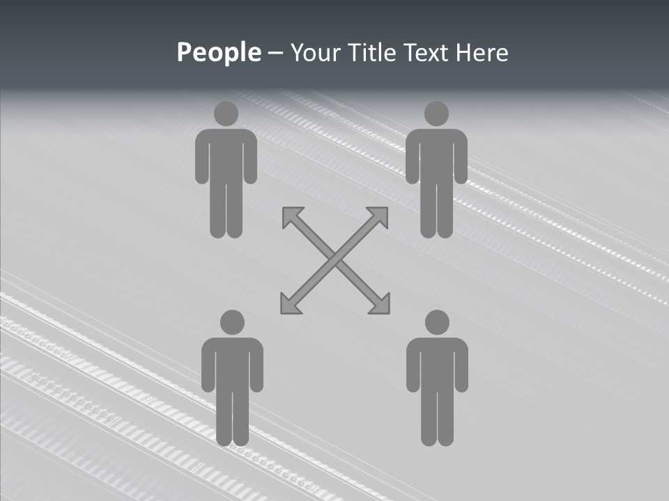 White Abstract Shadow PowerPoint Template