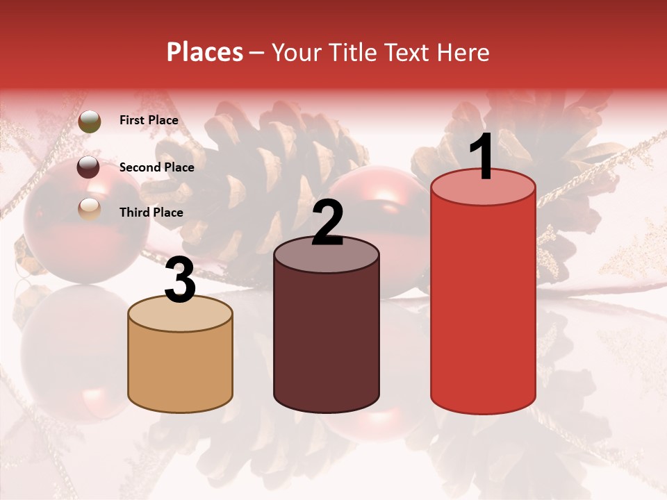 Ornament Adornment Pinecone PowerPoint Template