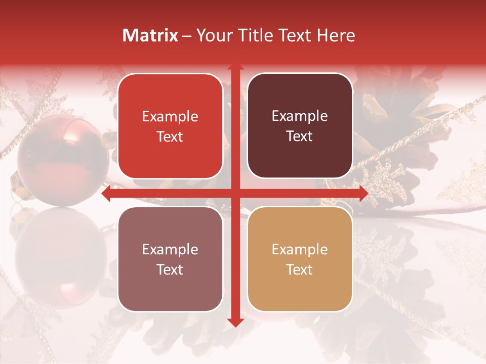 Ornament Adornment Pinecone PowerPoint Template