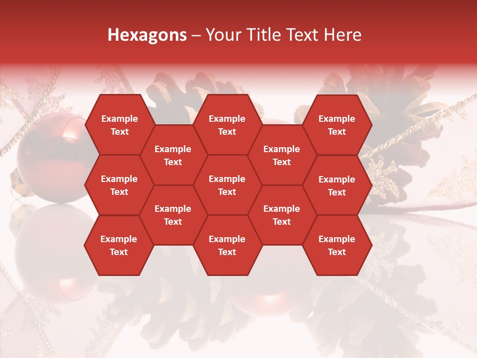 Ornament Adornment Pinecone PowerPoint Template