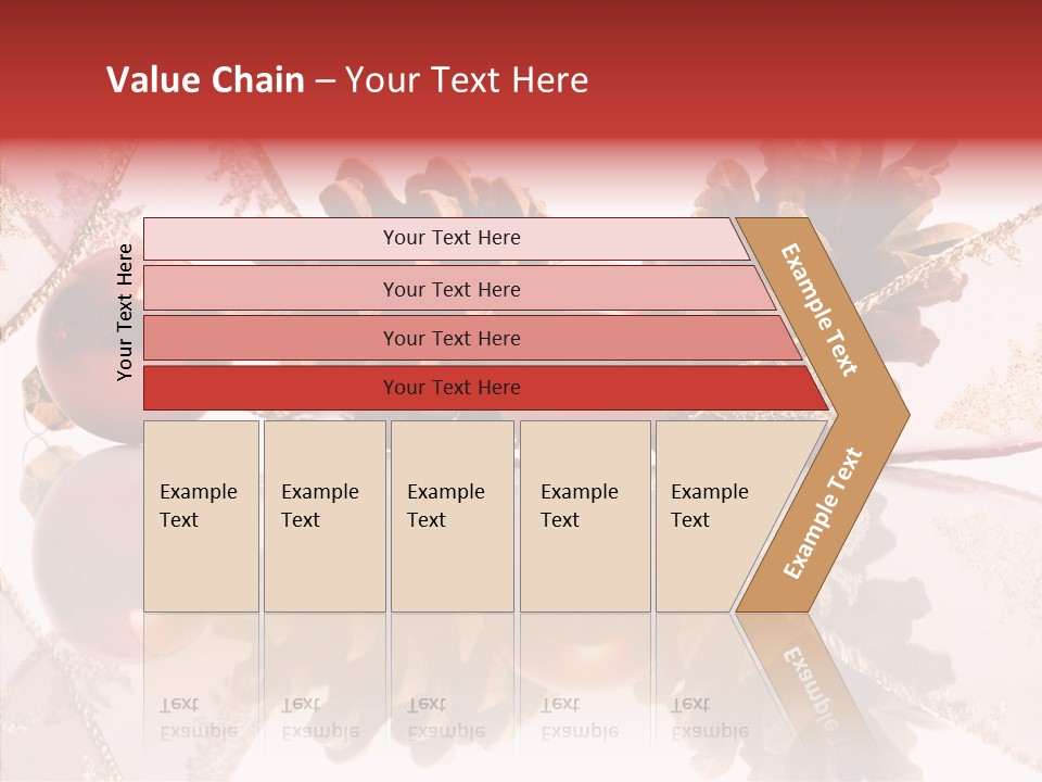 Ornament Adornment Pinecone PowerPoint Template