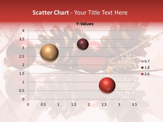 Ornament Adornment Pinecone PowerPoint Template