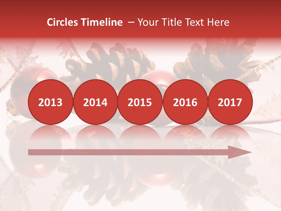 Ornament Adornment Pinecone PowerPoint Template