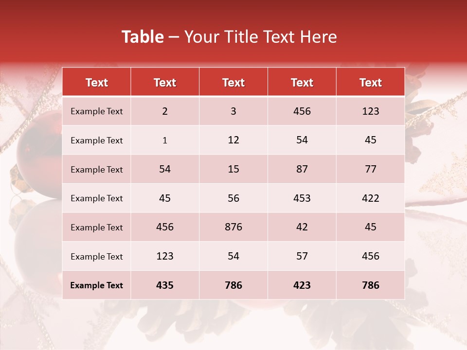 Ornament Adornment Pinecone PowerPoint Template