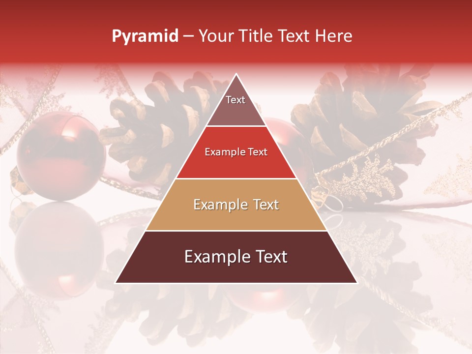 Ornament Adornment Pinecone PowerPoint Template