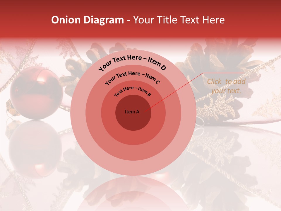 Ornament Adornment Pinecone PowerPoint Template