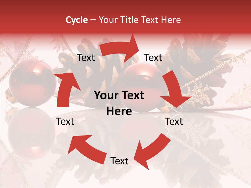 Ornament Adornment Pinecone PowerPoint Template