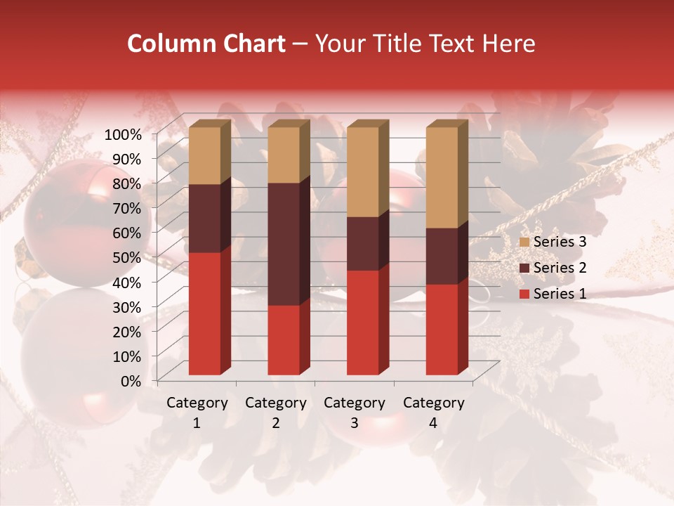 Ornament Adornment Pinecone PowerPoint Template