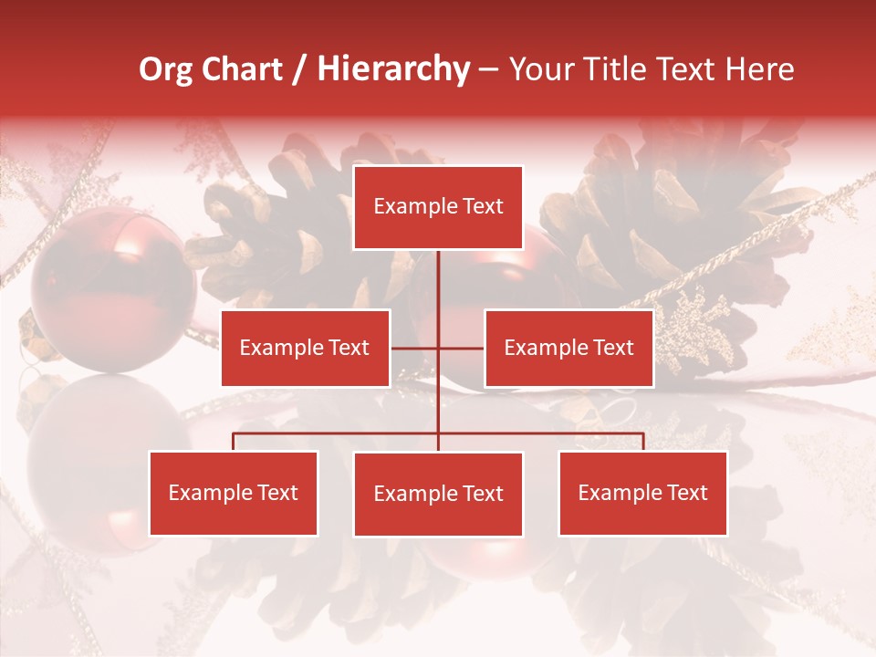 Ornament Adornment Pinecone PowerPoint Template