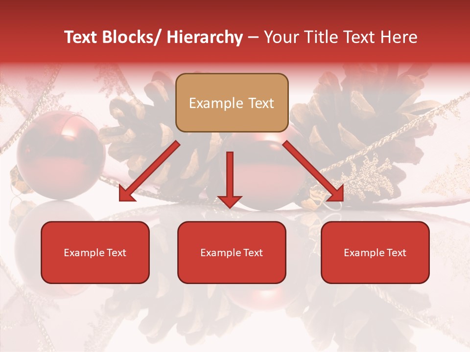 Ornament Adornment Pinecone PowerPoint Template