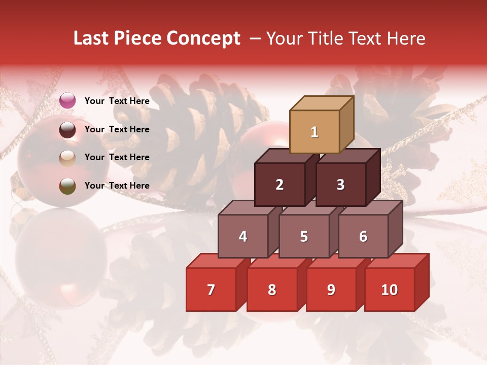 Ornament Adornment Pinecone PowerPoint Template