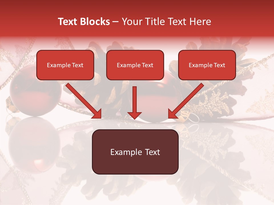 Ornament Adornment Pinecone PowerPoint Template