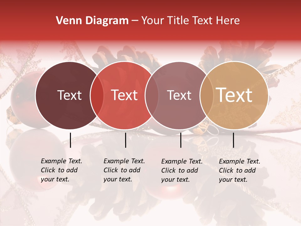 Ornament Adornment Pinecone PowerPoint Template