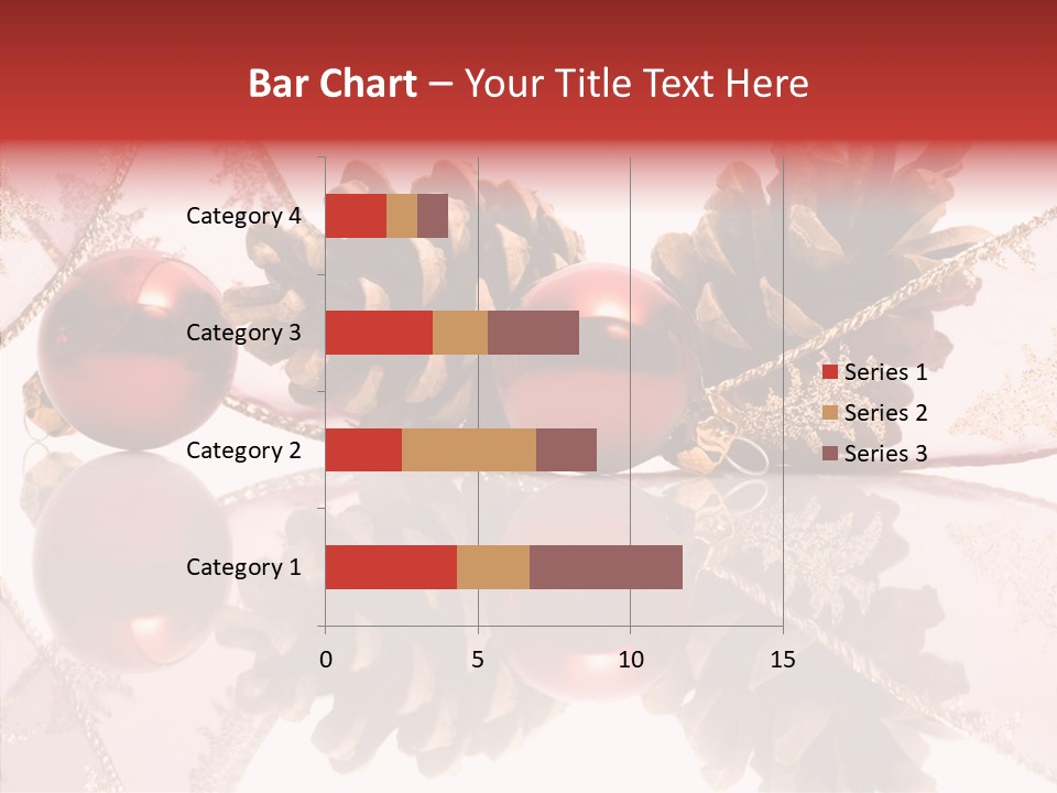 Ornament Adornment Pinecone PowerPoint Template