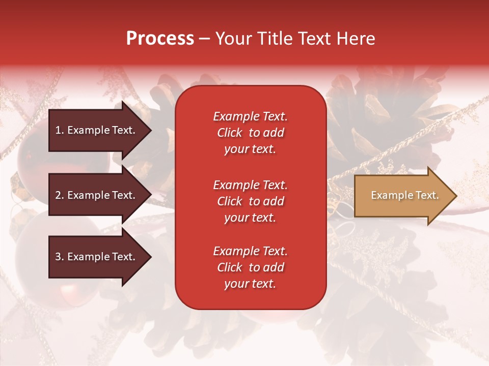 Ornament Adornment Pinecone PowerPoint Template