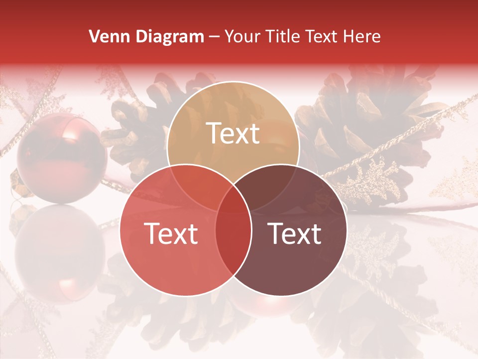 Ornament Adornment Pinecone PowerPoint Template