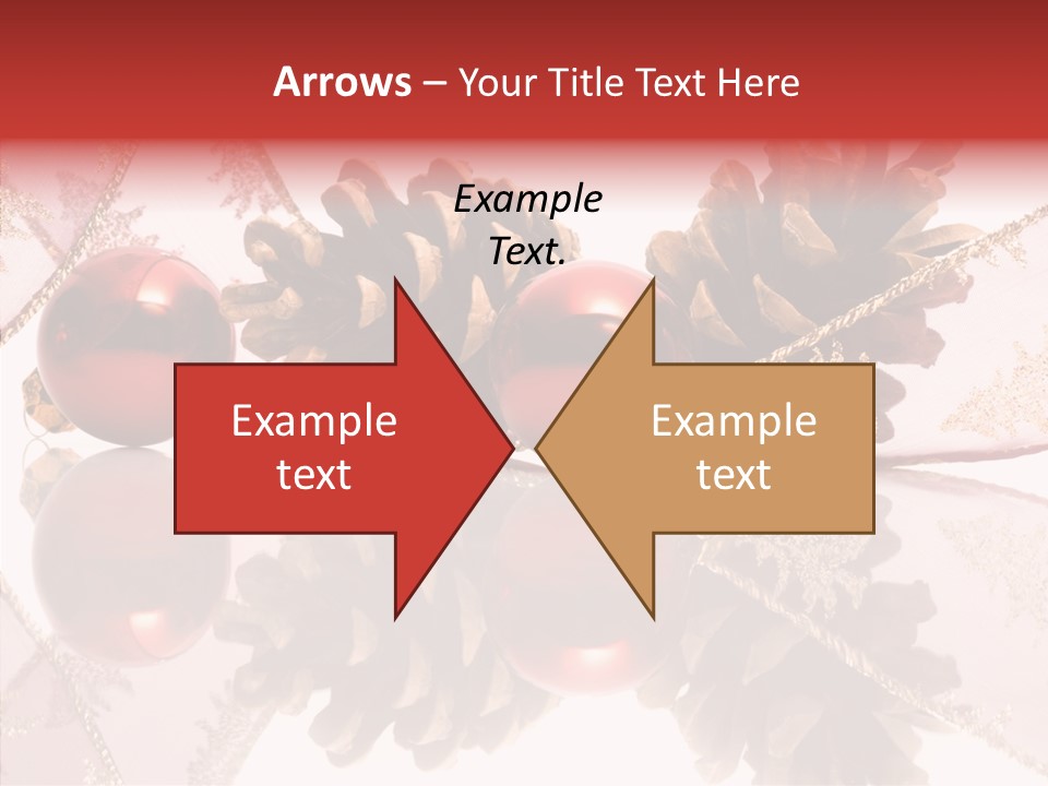 Ornament Adornment Pinecone PowerPoint Template