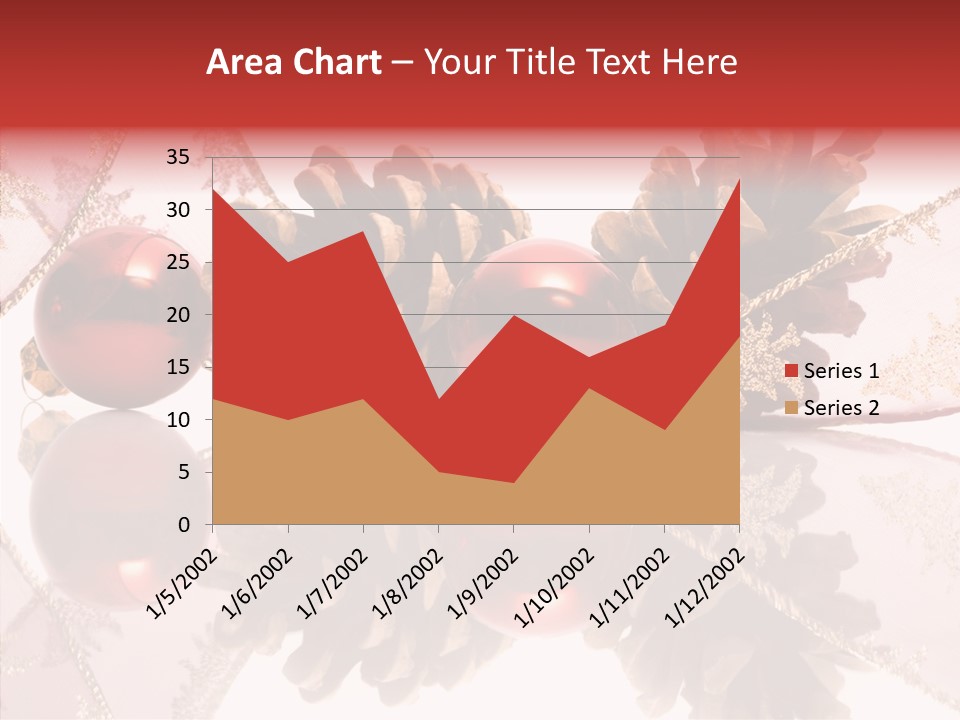 Ornament Adornment Pinecone PowerPoint Template
