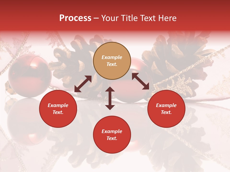 Ornament Adornment Pinecone PowerPoint Template