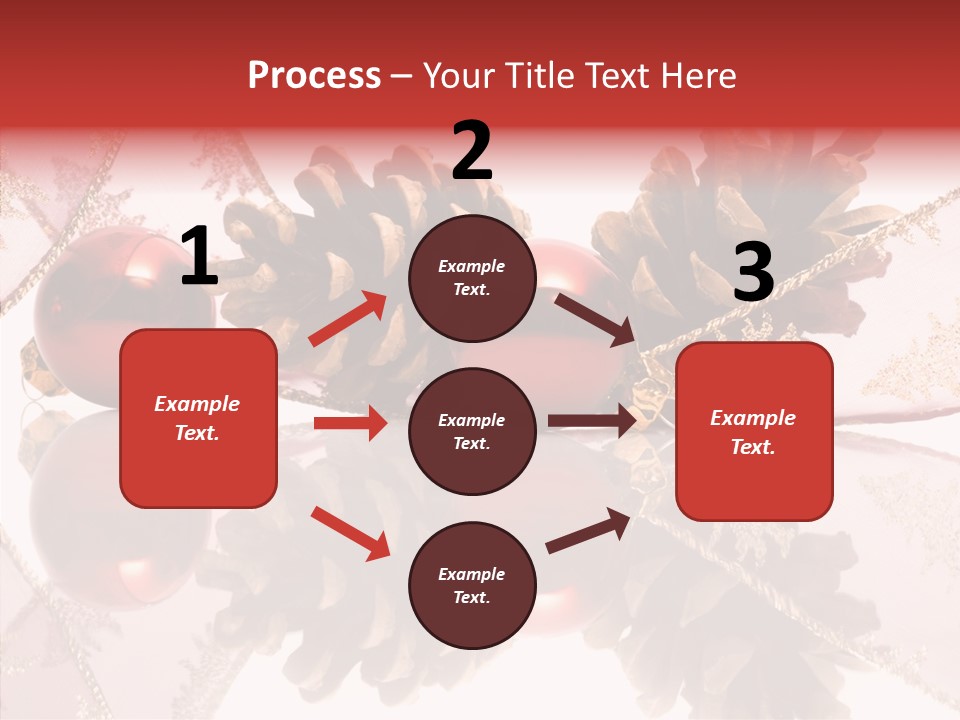 Ornament Adornment Pinecone PowerPoint Template