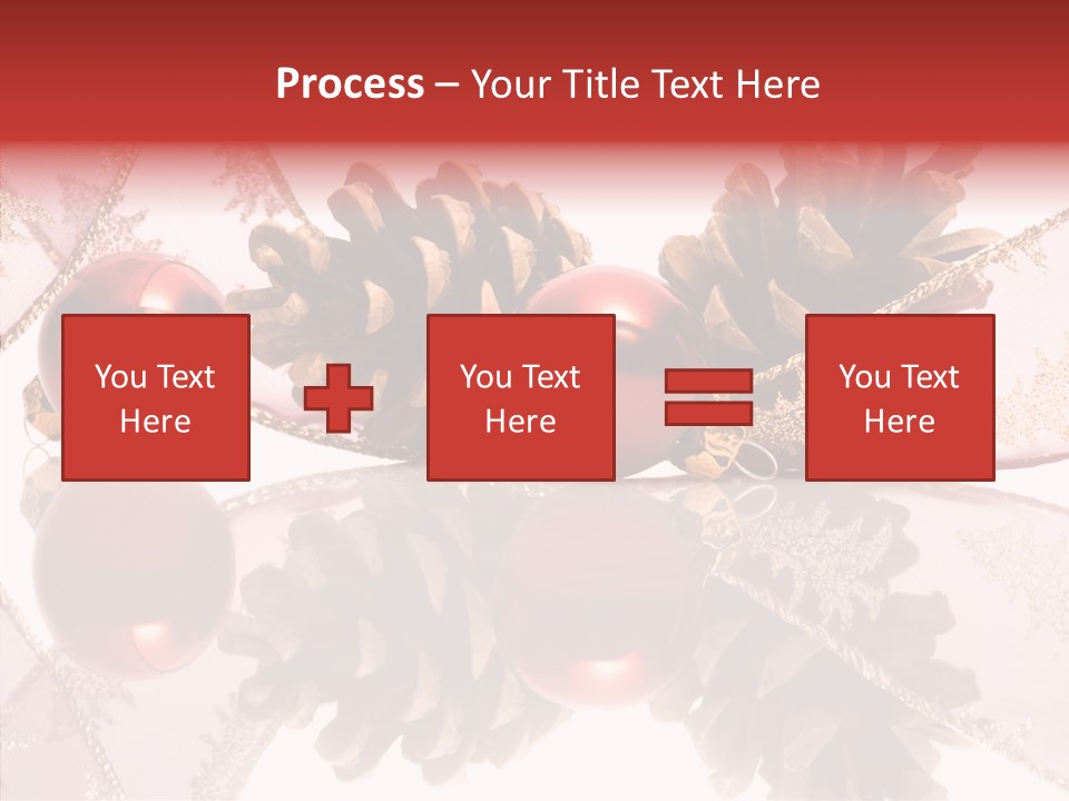 Ornament Adornment Pinecone PowerPoint Template