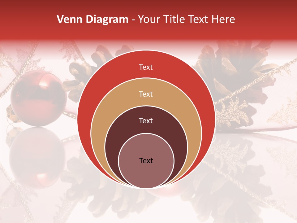 Ornament Adornment Pinecone PowerPoint Template