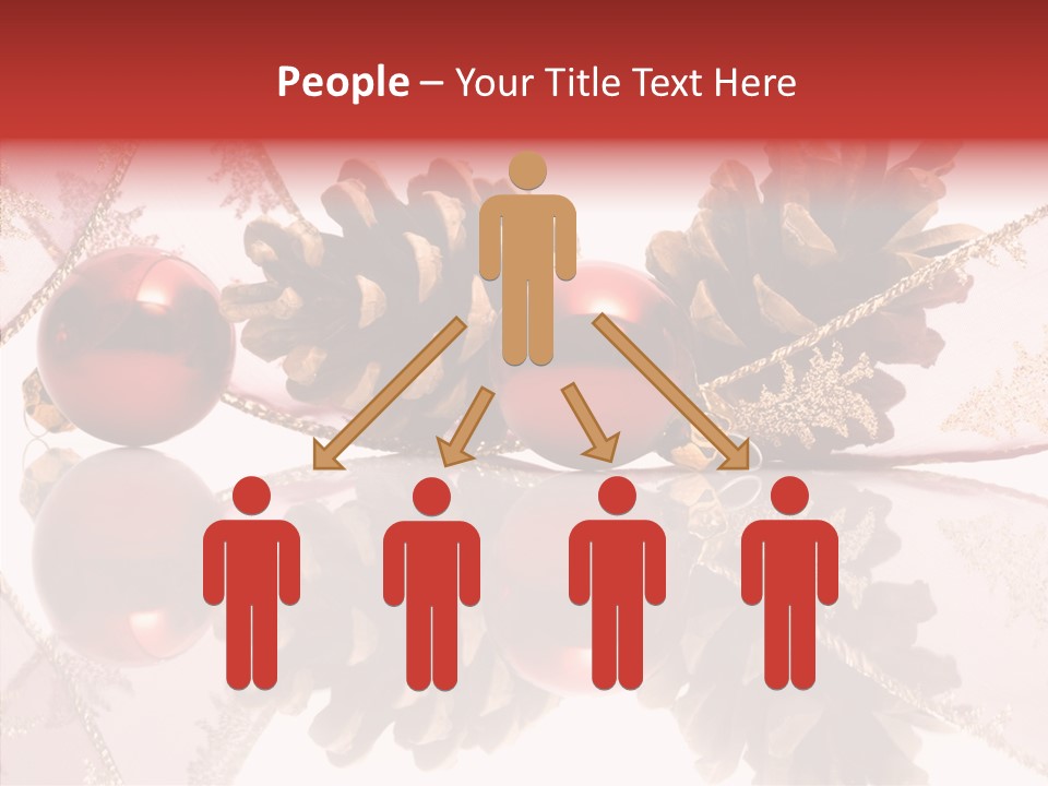 Ornament Adornment Pinecone PowerPoint Template