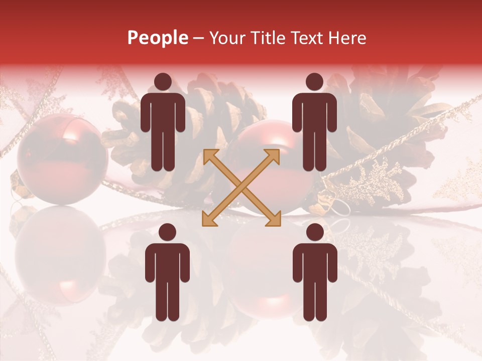 Ornament Adornment Pinecone PowerPoint Template