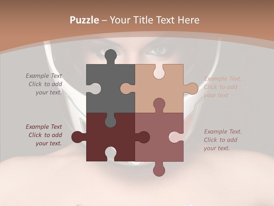 Female Sensual Beautiful PowerPoint Template