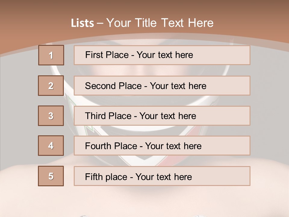 Female Sensual Beautiful PowerPoint Template