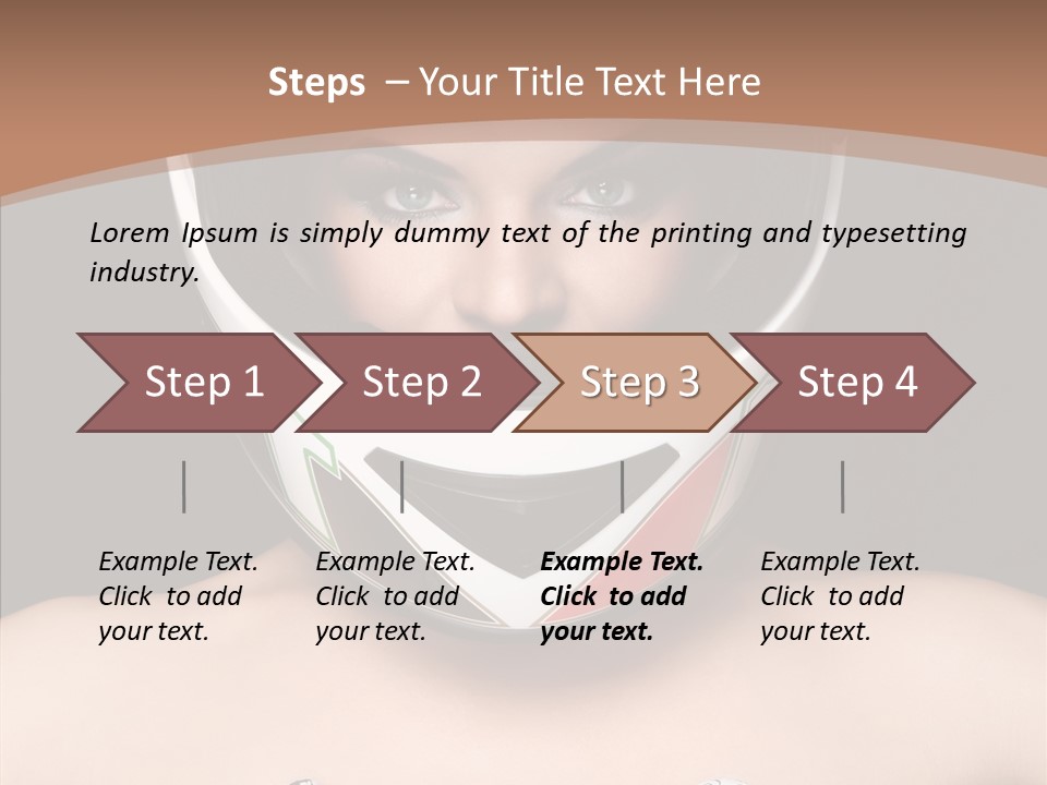 Female Sensual Beautiful PowerPoint Template