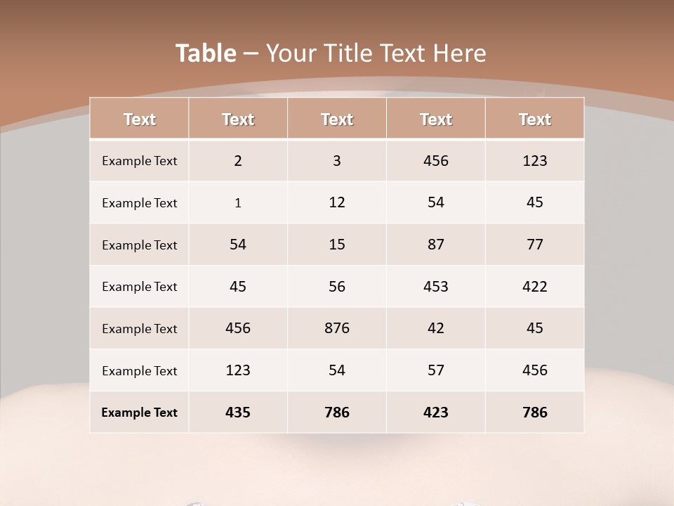 Female Sensual Beautiful PowerPoint Template