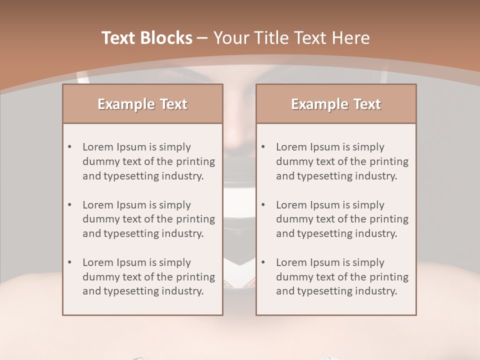 Female Sensual Beautiful PowerPoint Template