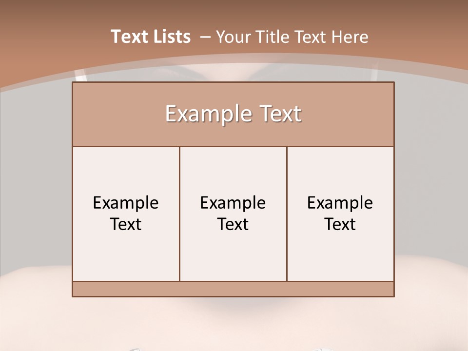 Female Sensual Beautiful PowerPoint Template