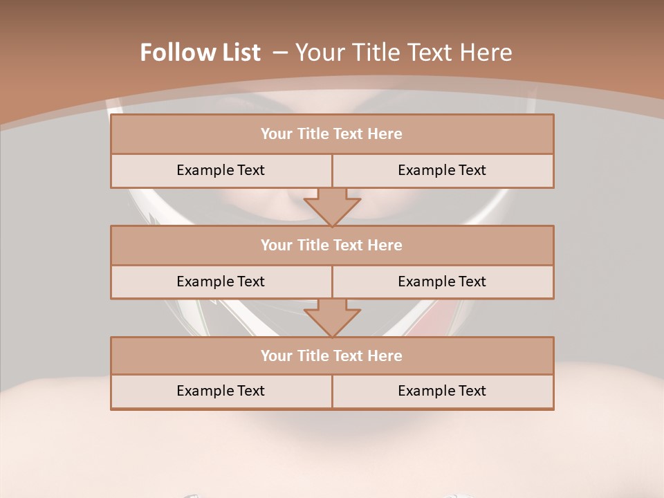 Female Sensual Beautiful PowerPoint Template