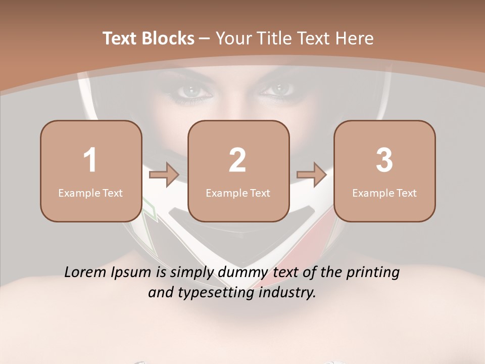 Female Sensual Beautiful PowerPoint Template