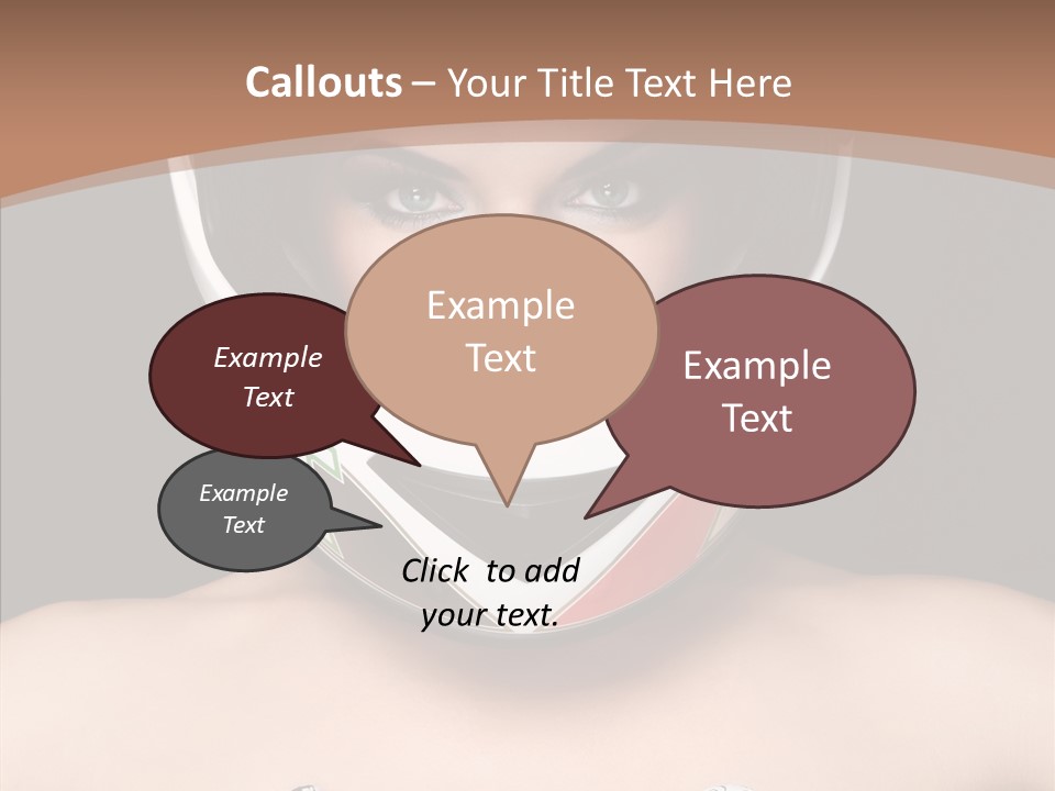 Female Sensual Beautiful PowerPoint Template