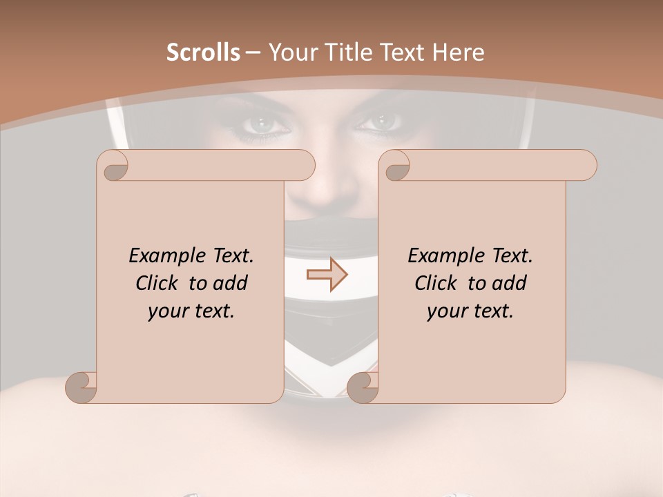 Female Sensual Beautiful PowerPoint Template