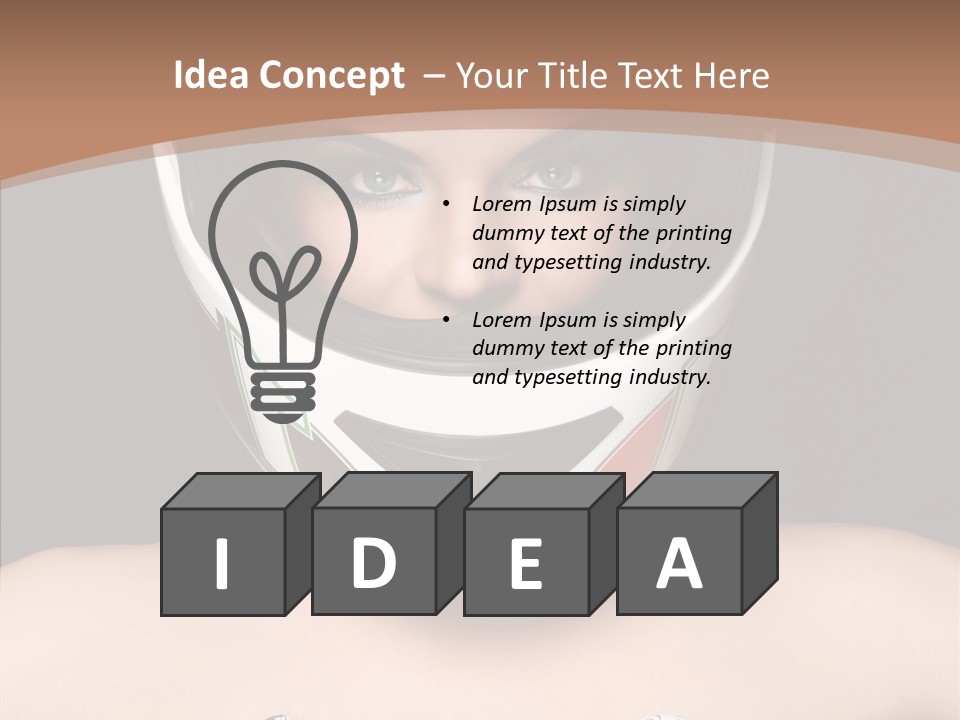 Female Sensual Beautiful PowerPoint Template