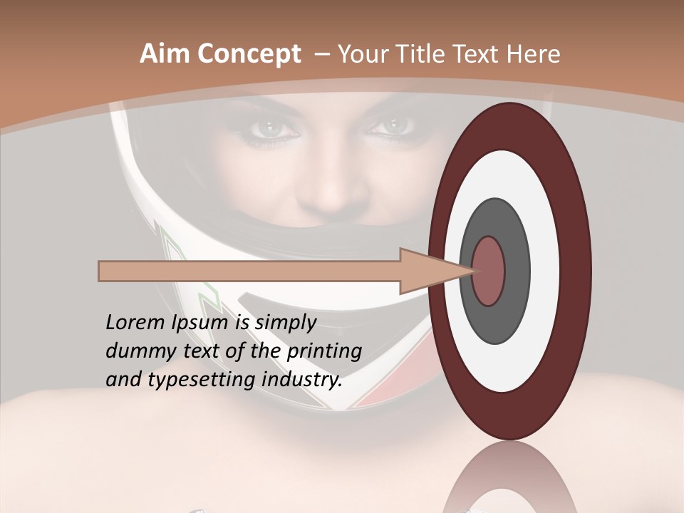 Female Sensual Beautiful PowerPoint Template