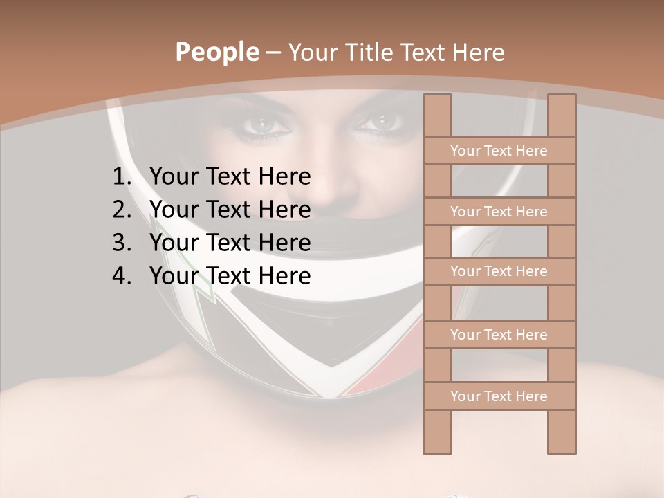 Female Sensual Beautiful PowerPoint Template