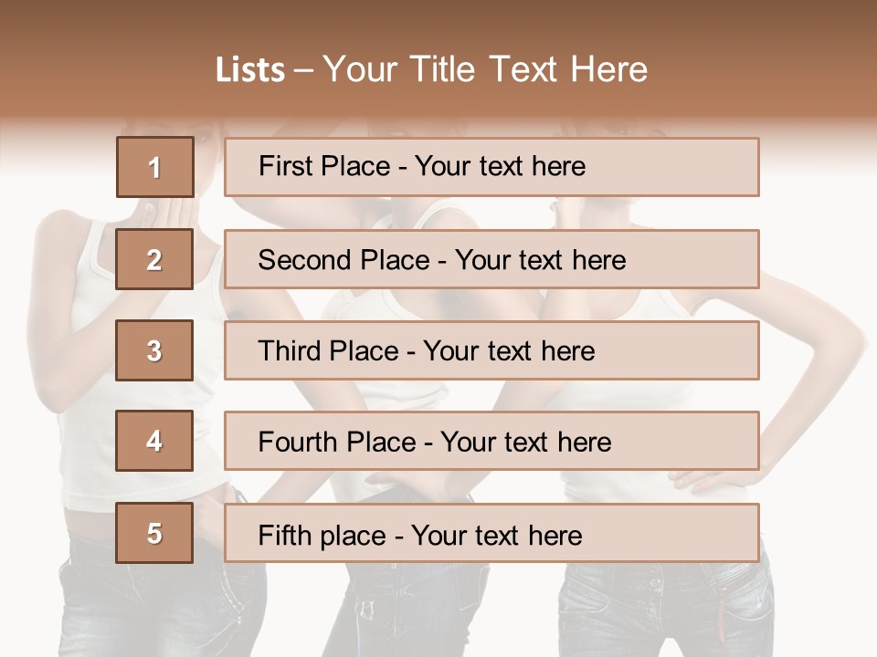 Face Teeth Casual PowerPoint Template